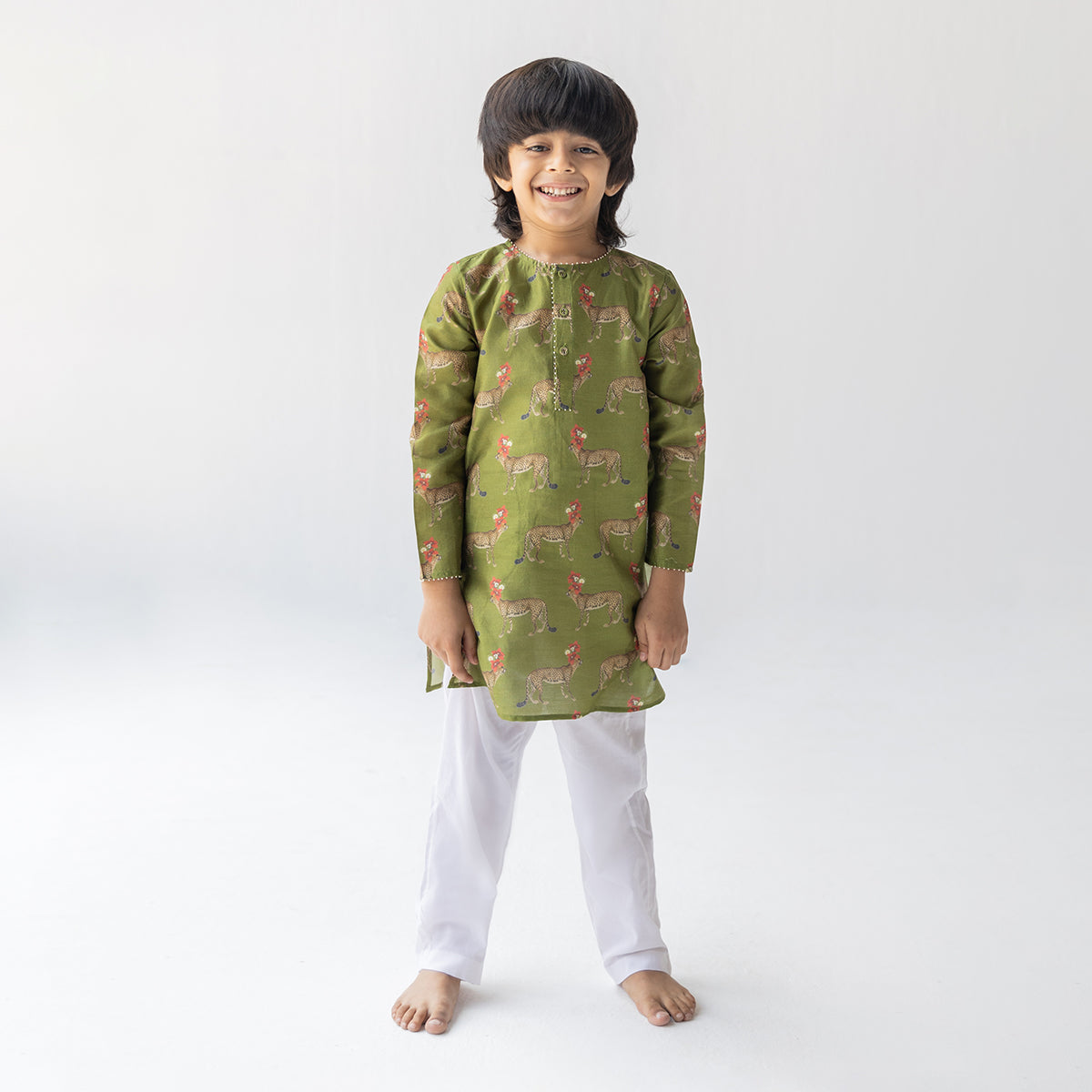 Chanderi Kurta Set