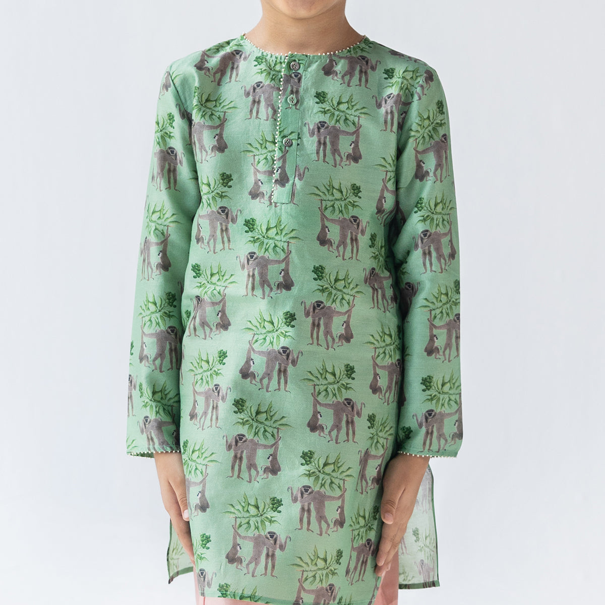 Chanderi Kurta Pajama Set