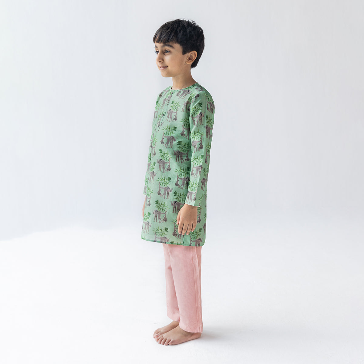 Chanderi Kurta Pajama Set