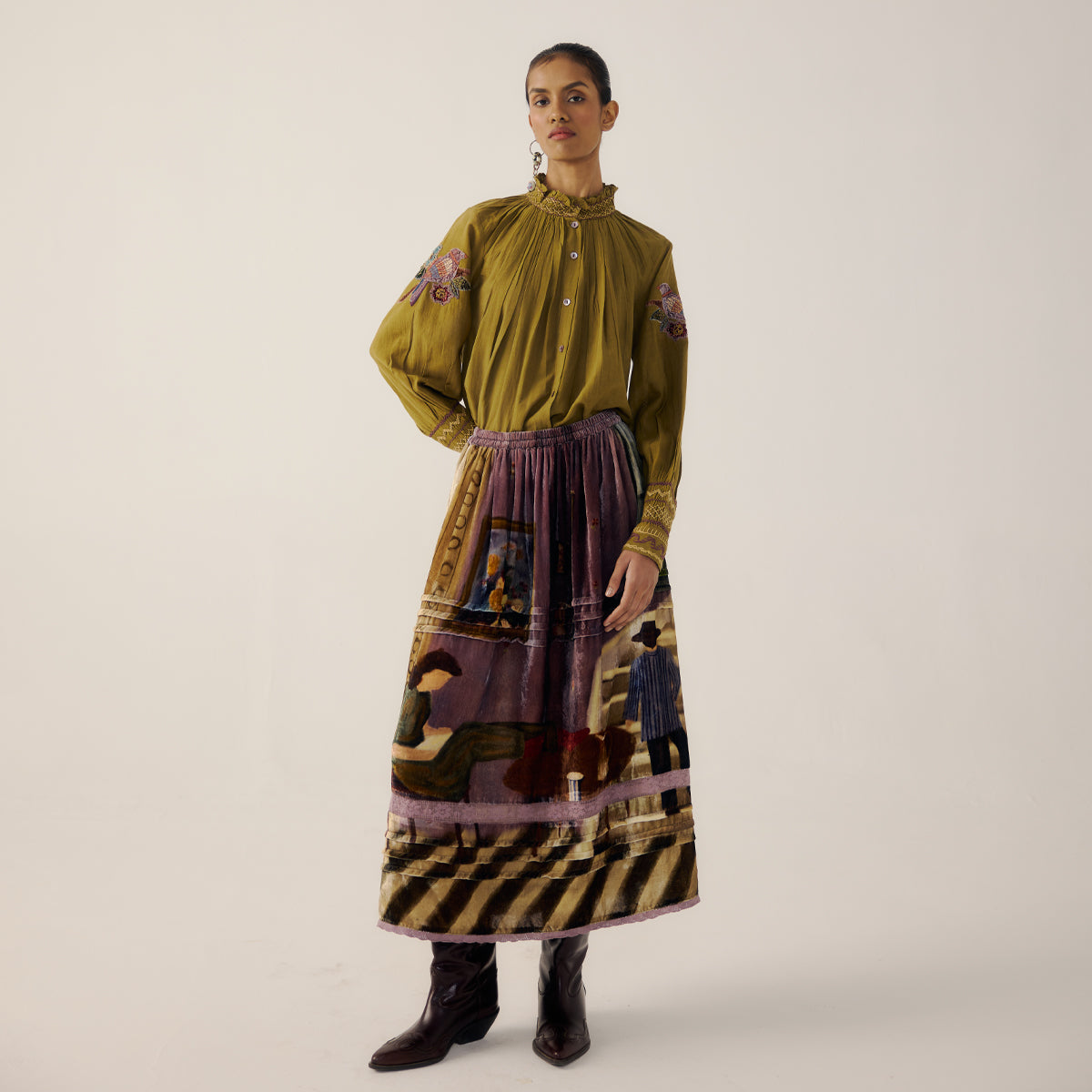 Parrot Emb. Farmer Set