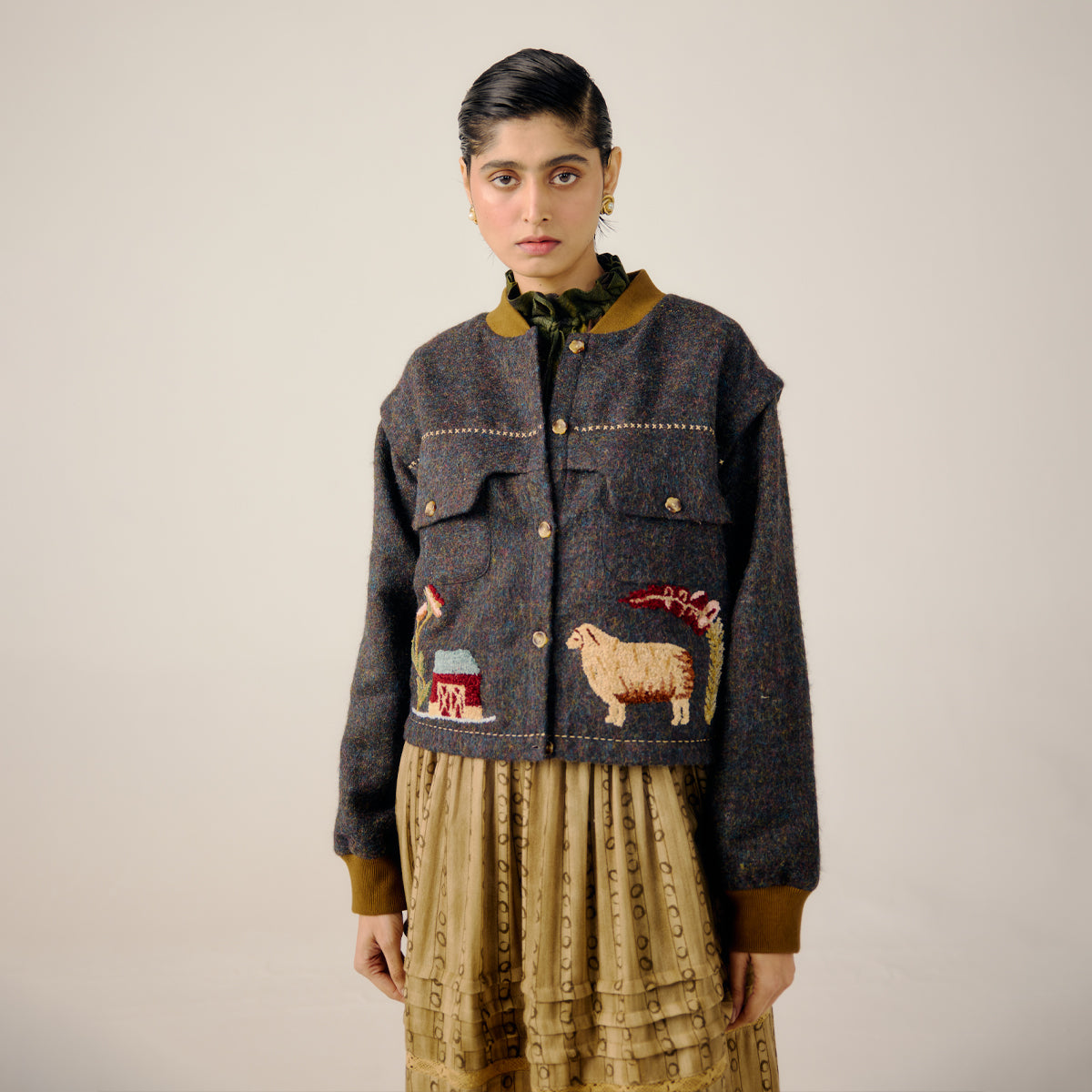 Countrysiyde Emb Bert Jacket