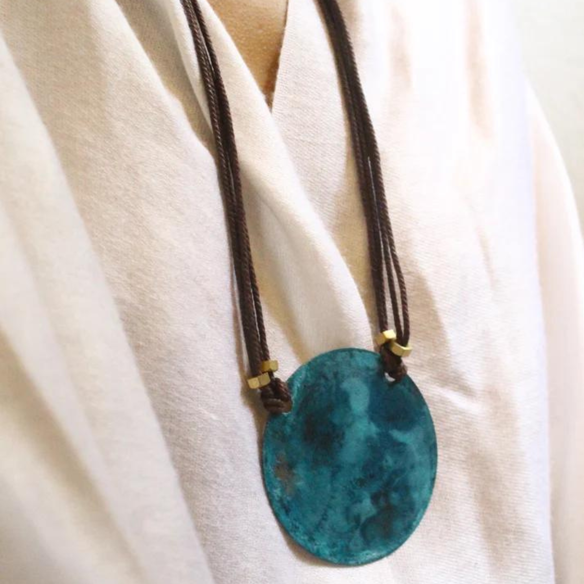 Patina Circle Neckpiece