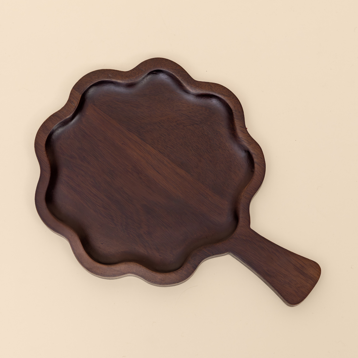 Frosted Wooden Platter