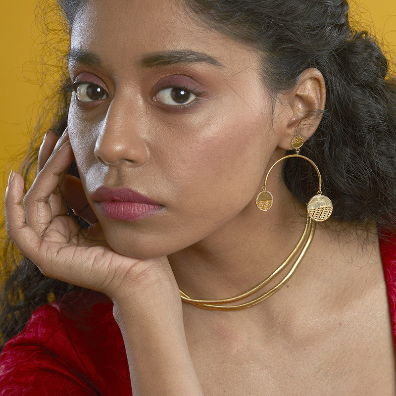 Dangler Earrings | Gold Plated