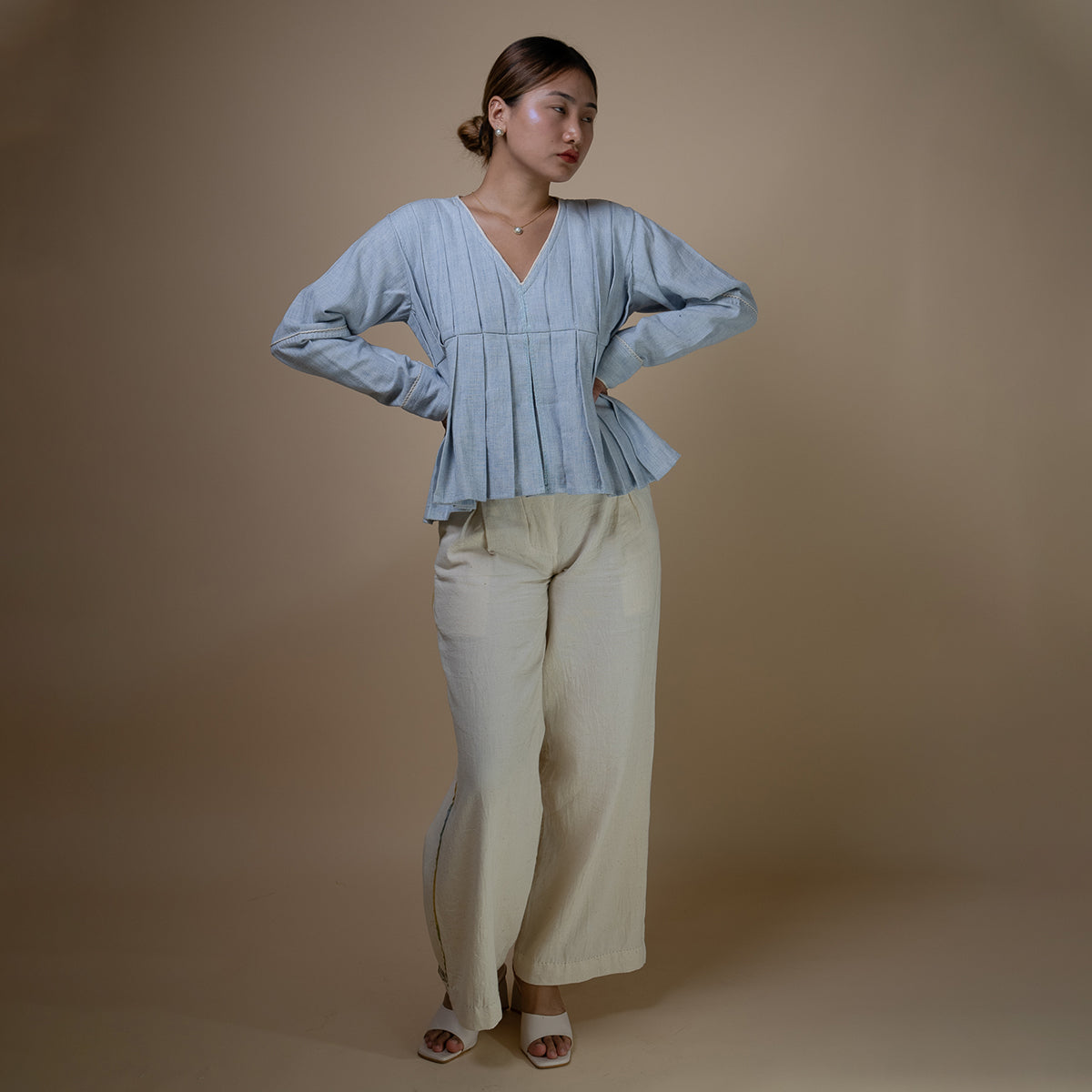 Meadows Pleated Blouse