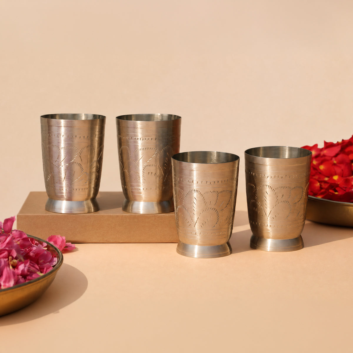 Bud Brass Tumbler | Set of 2