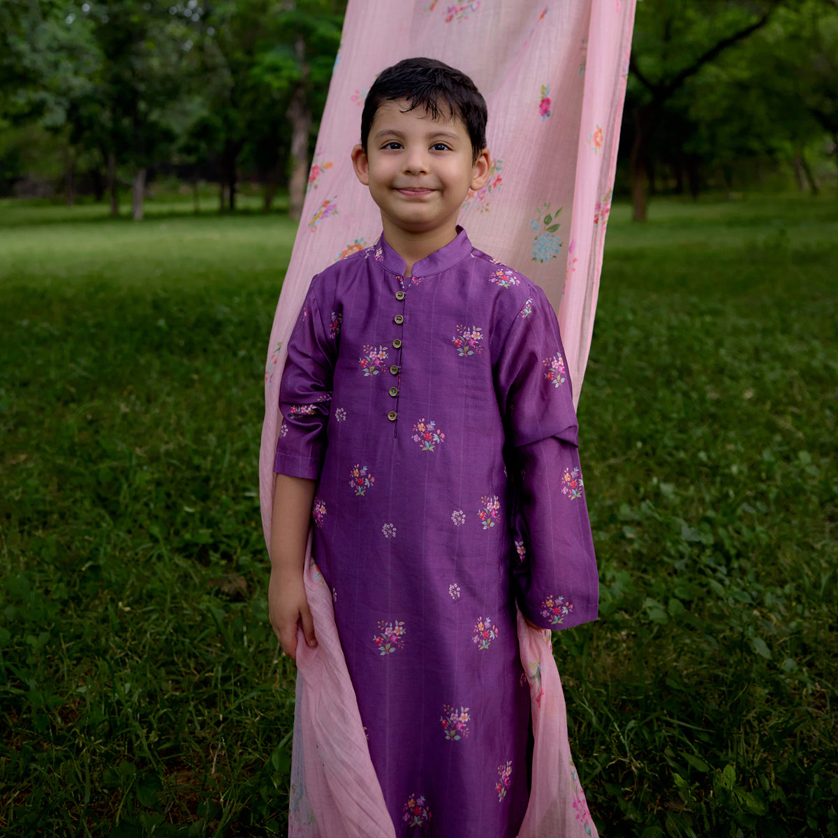 Jaamun Rekh Chitthi Kurta Set