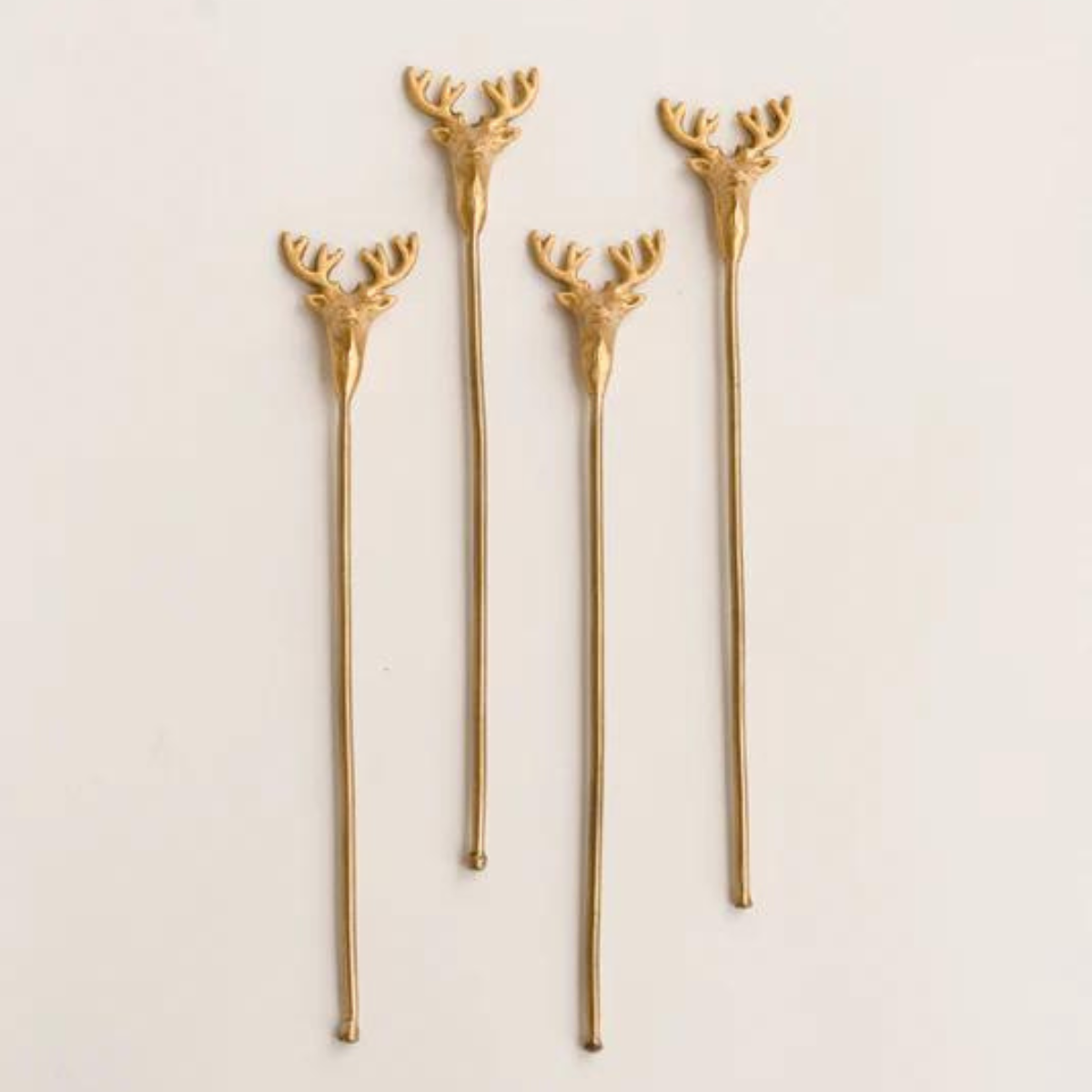 Deer Stirrers, Set of 4, Large