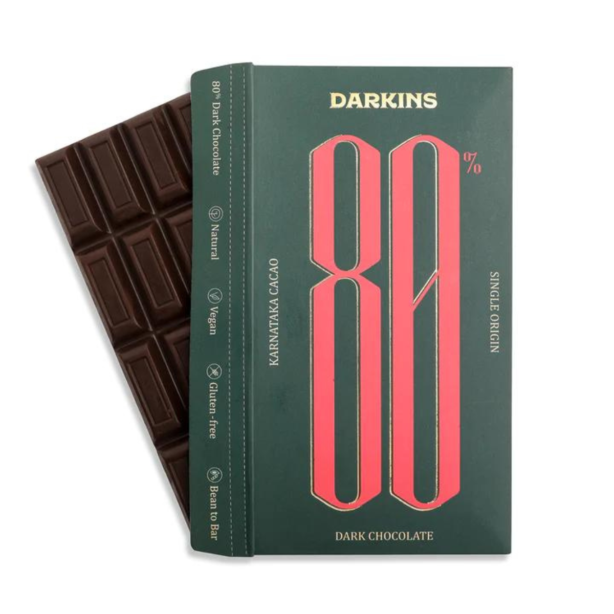 Darkins 80% Artisanal Dark Chocolate - Karnataka Single Origin