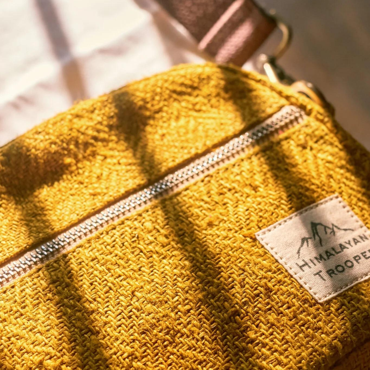 Hemp Sling Bag - Turmeric