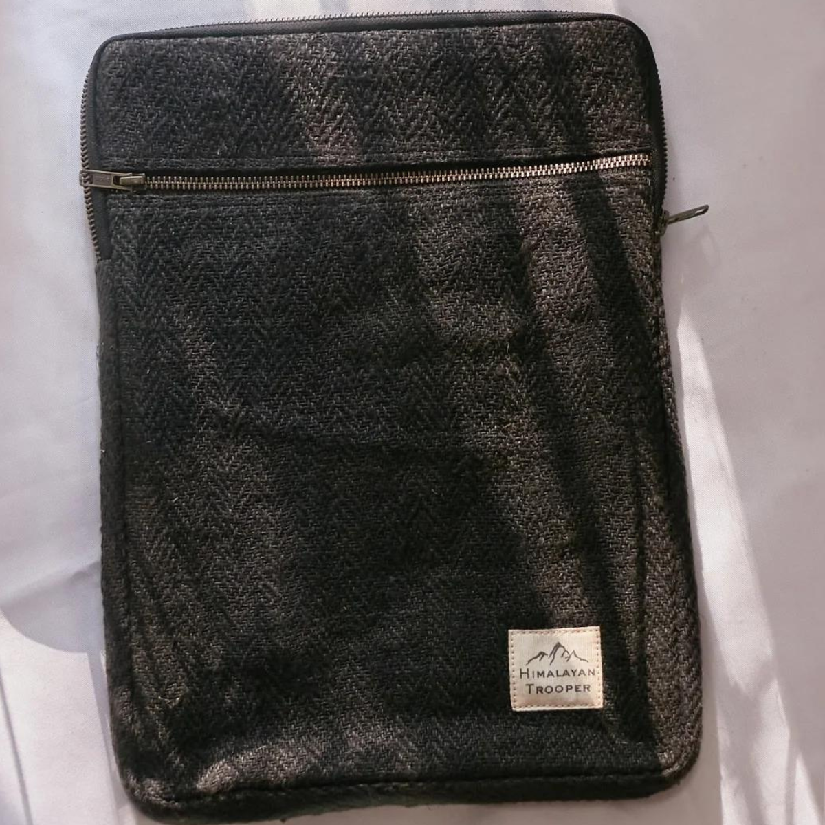 Hemp Laptop Sleeve - Tannin Black