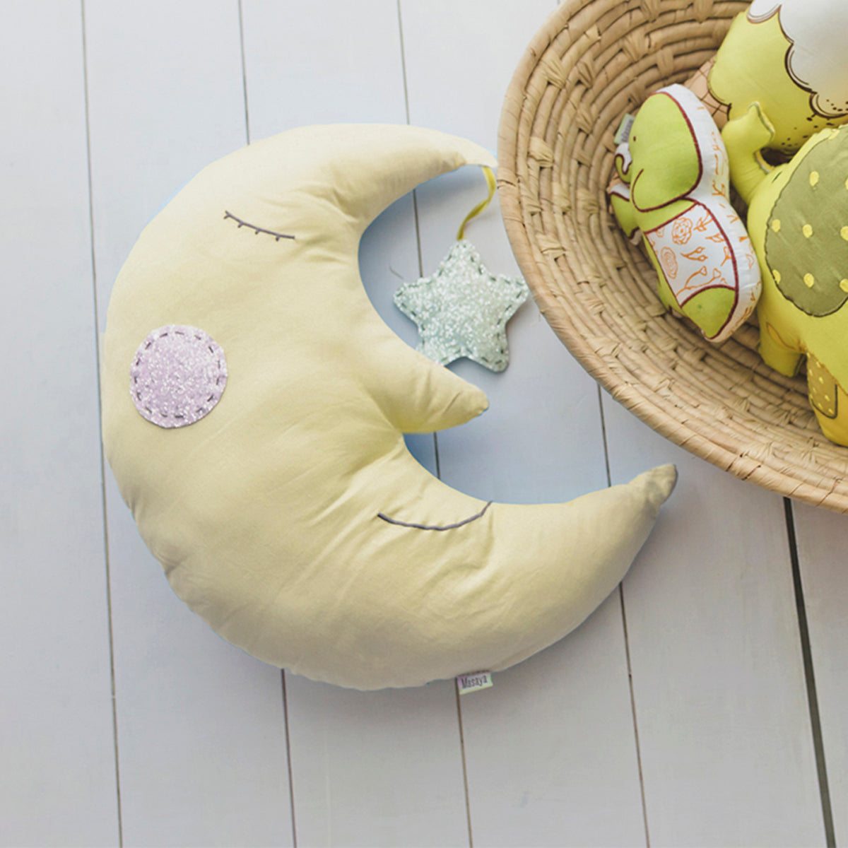 Masaya Shape Cushions- Sleepy the Moon