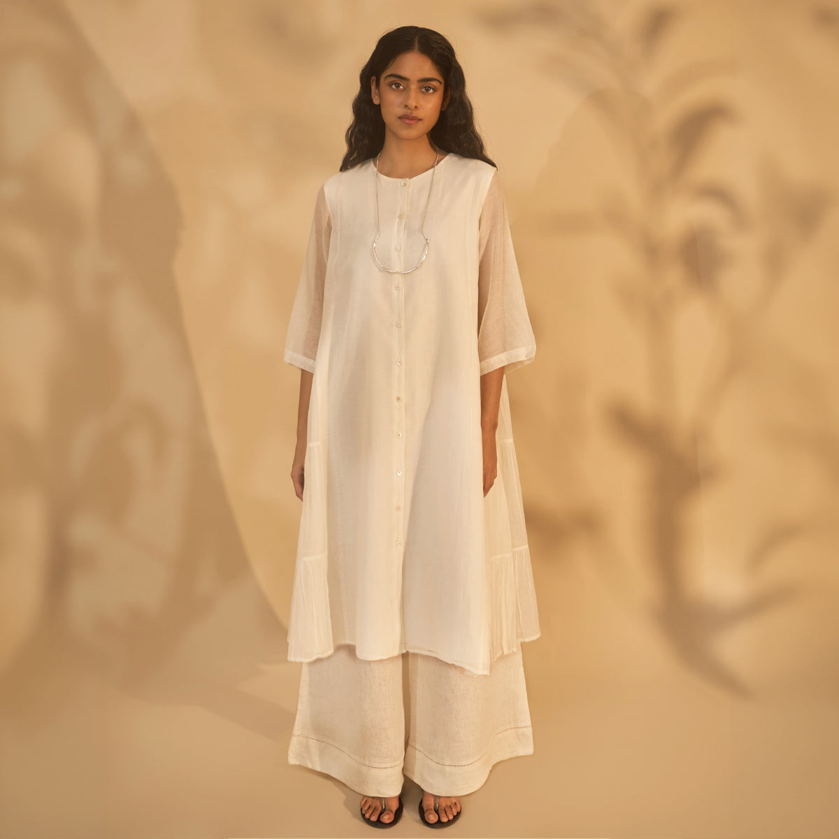 Noon Kurta - Ivory