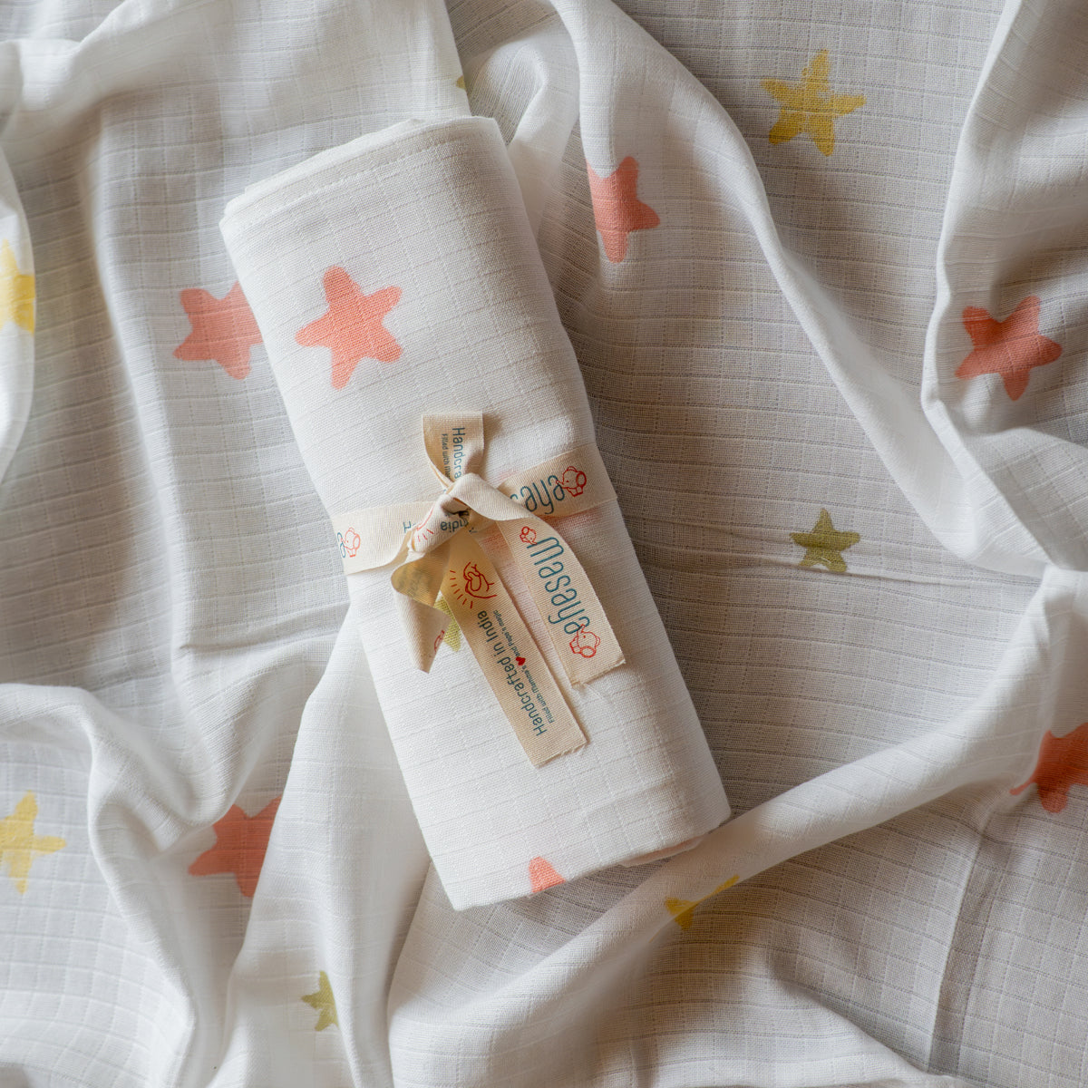 Organic Muslin Baby Swaddle Set - Circus | Set of 2