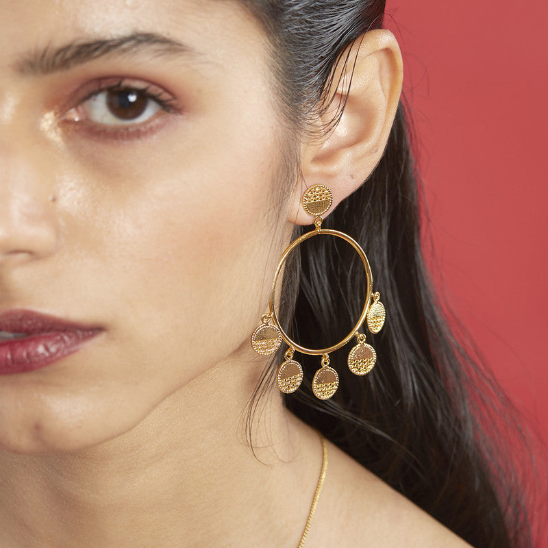 Hoop Earrings | Gold Plated