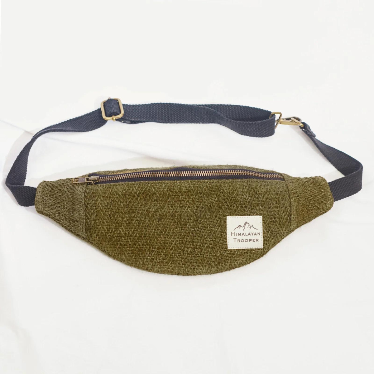 Hemp Waist Bag - Olive