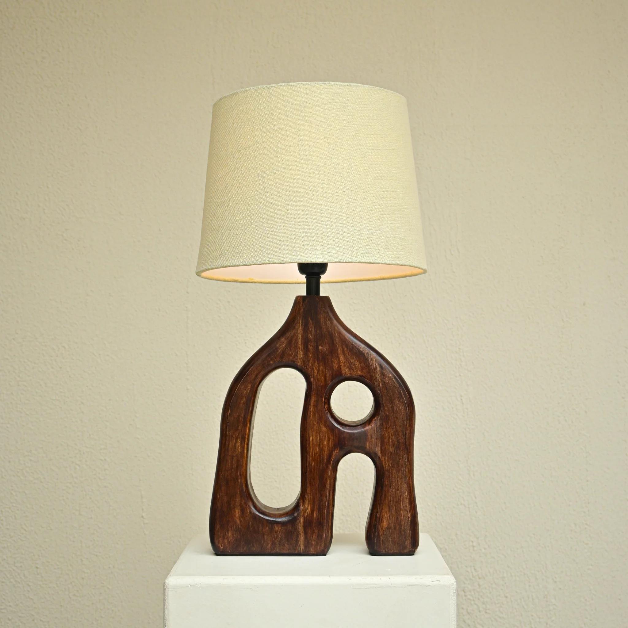 Orion Wooden Lamp(Without Lampshade)
