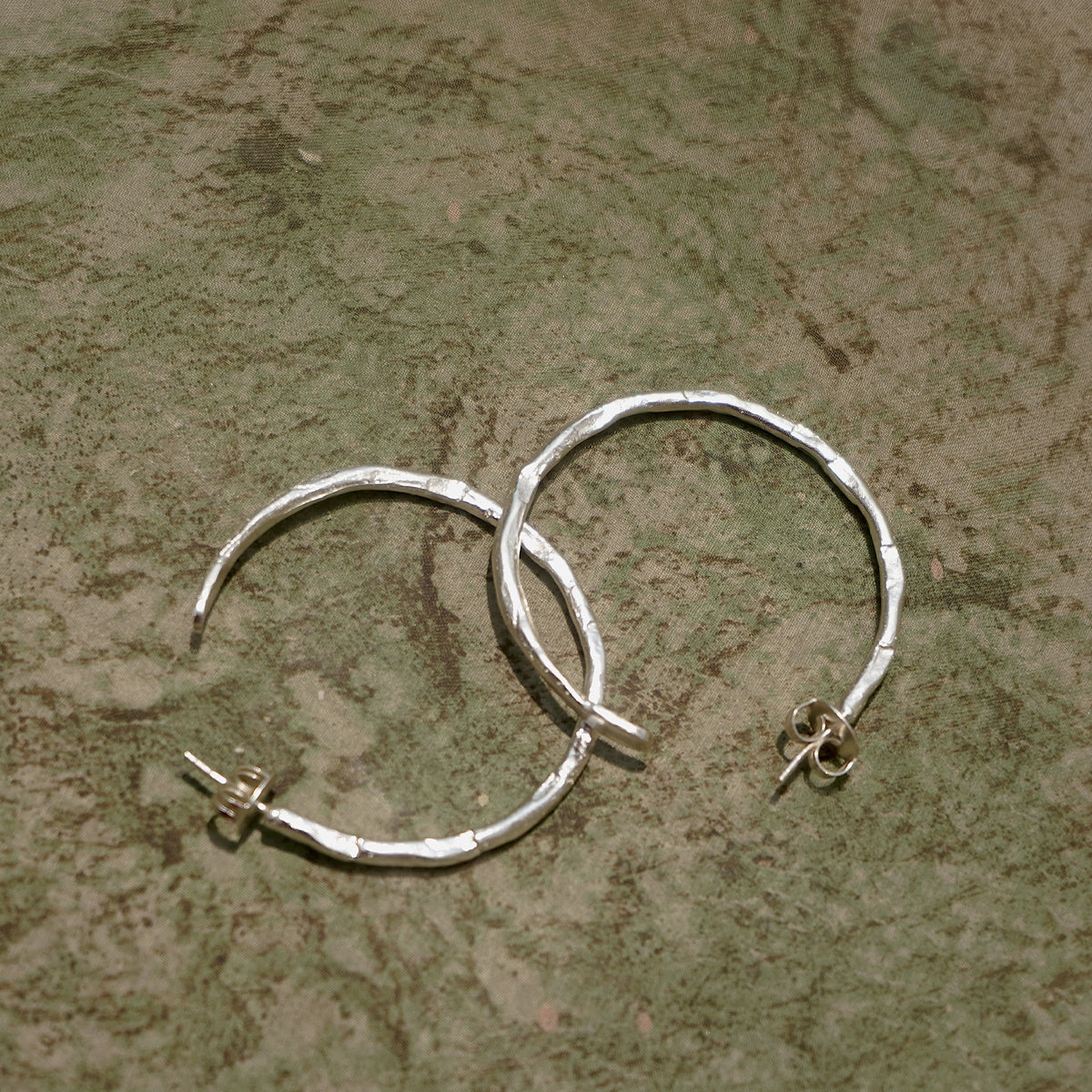 Halo Hoops (Medium) - Silver