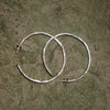 Halo Hoops (Large) - Silver