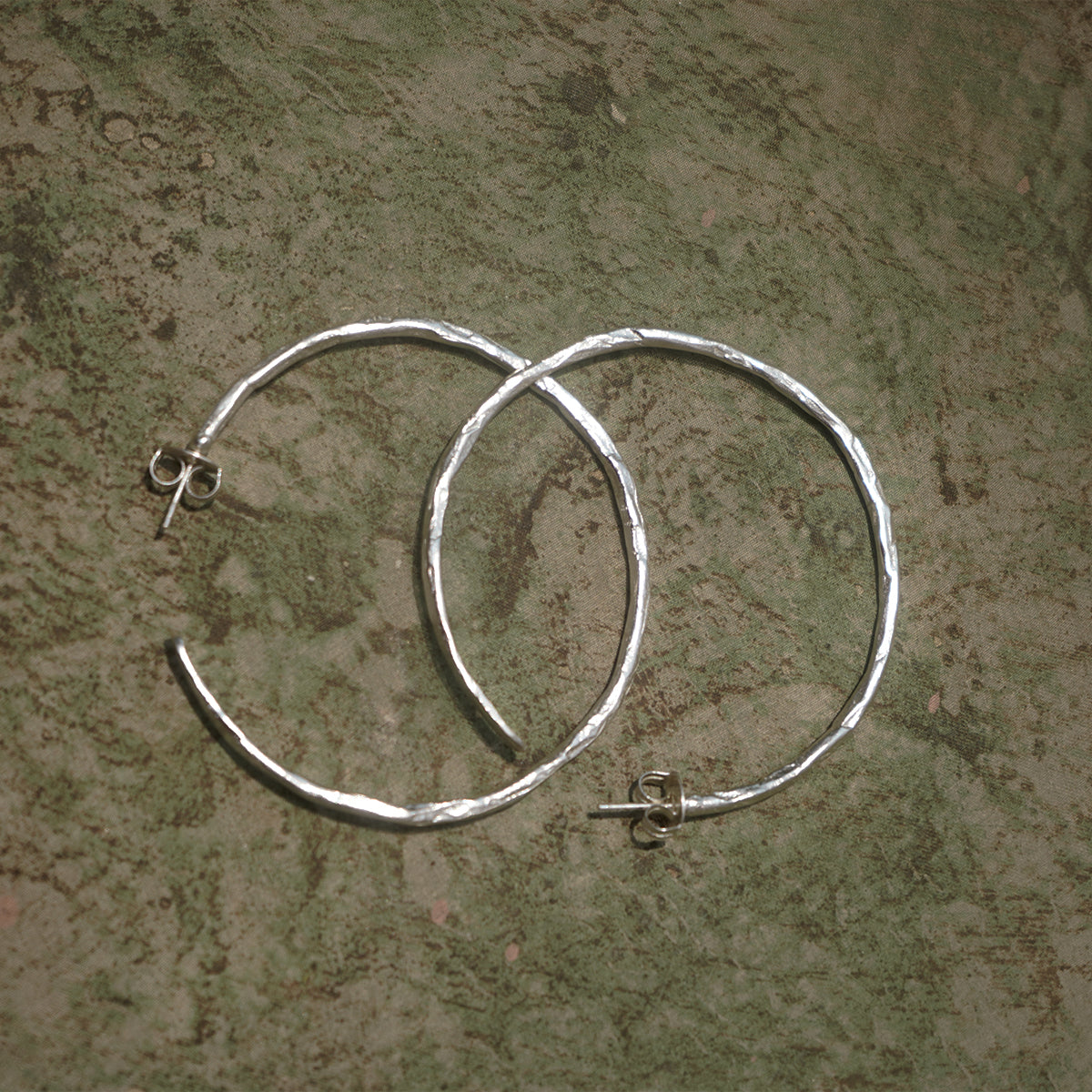 Halo Hoops (Large) - Silver