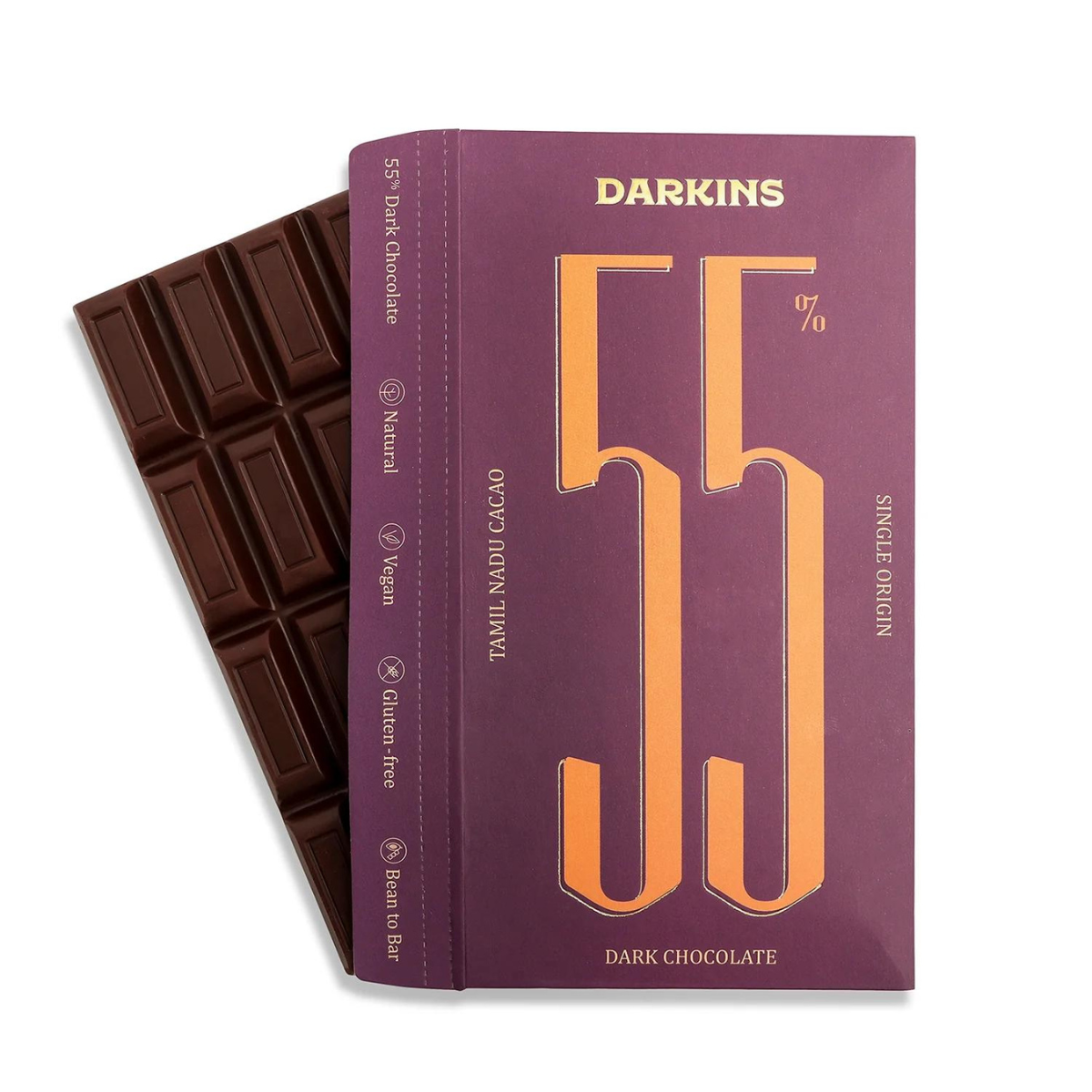 Darkins 55% Artisanal Dark Chocolate - Tamil Nadu Single Origin