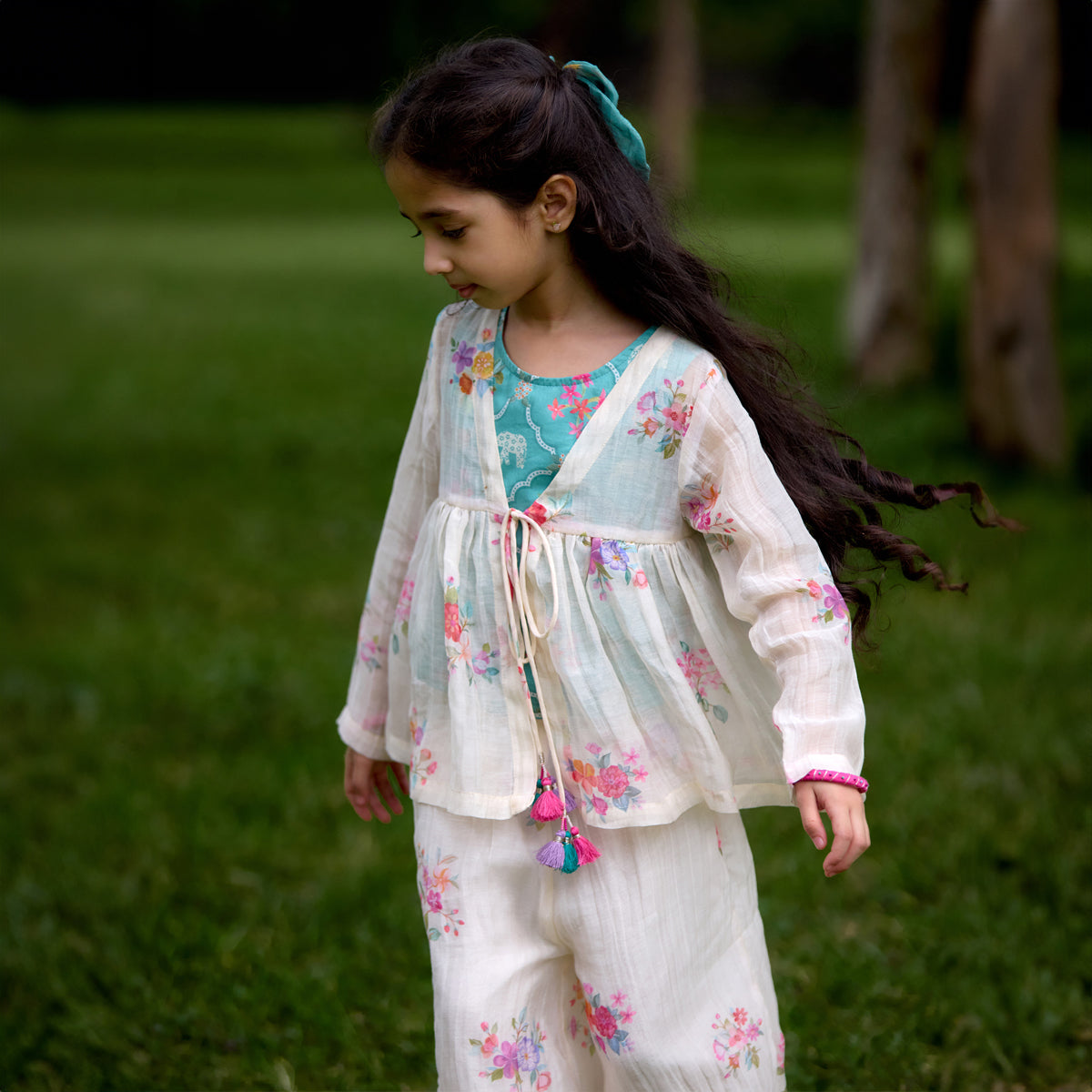 Naariyal Chitthi Peplum Set