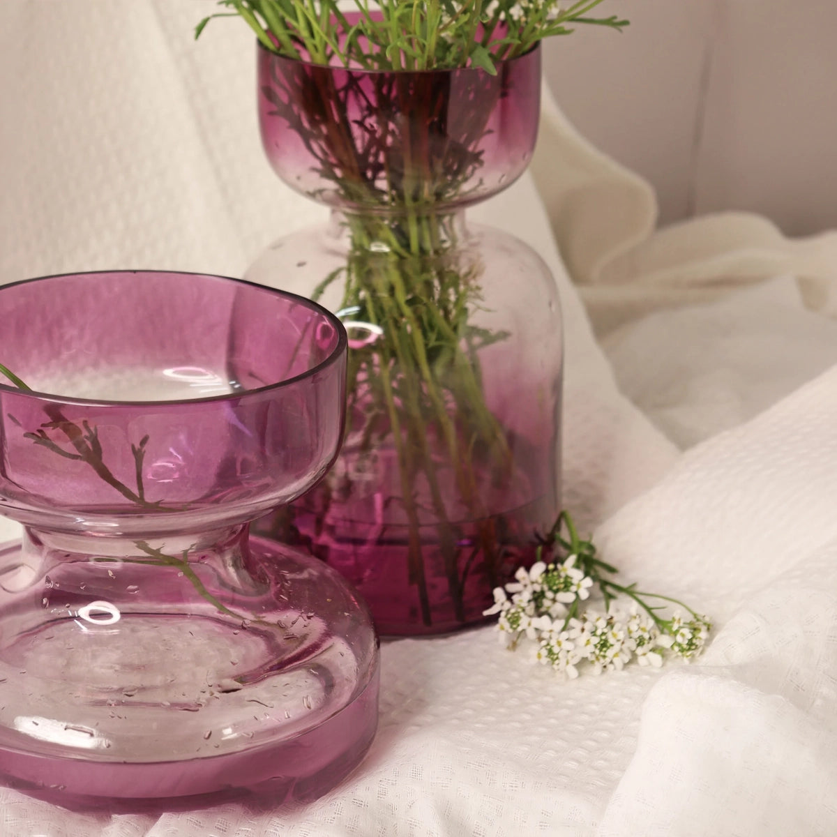 Lilac Coloured Vase Tall