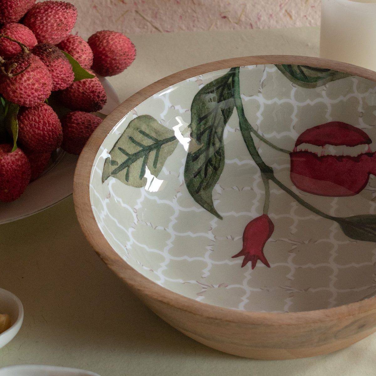 Red Serving Bowl