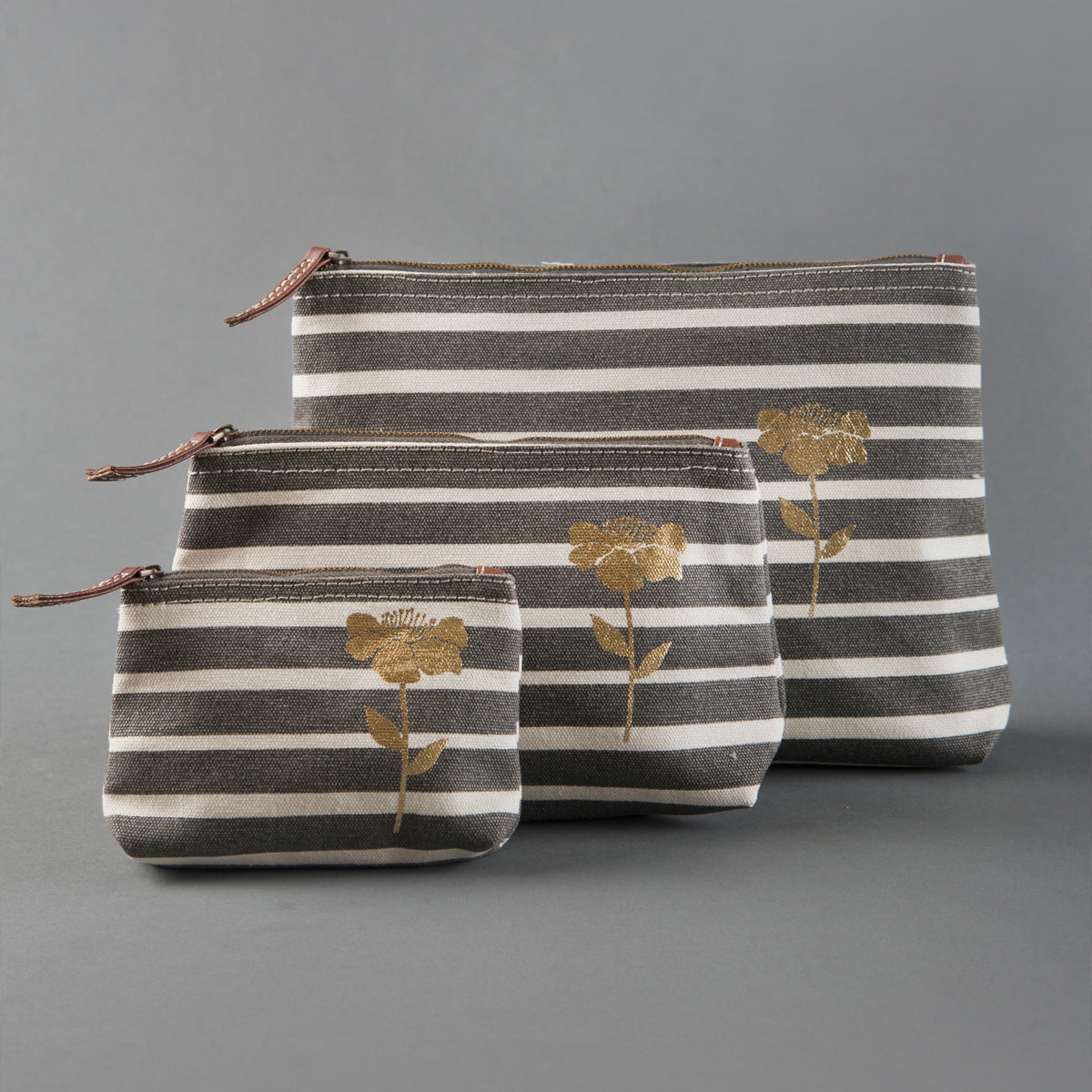 Retro Stripe Utility Case- Pack Of 3