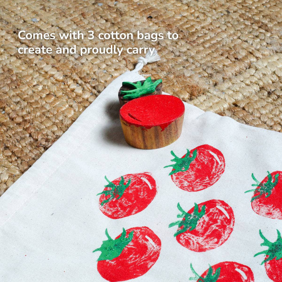 Stamp ART - Vegetables | Block Printing Stamps (6 Stamps)