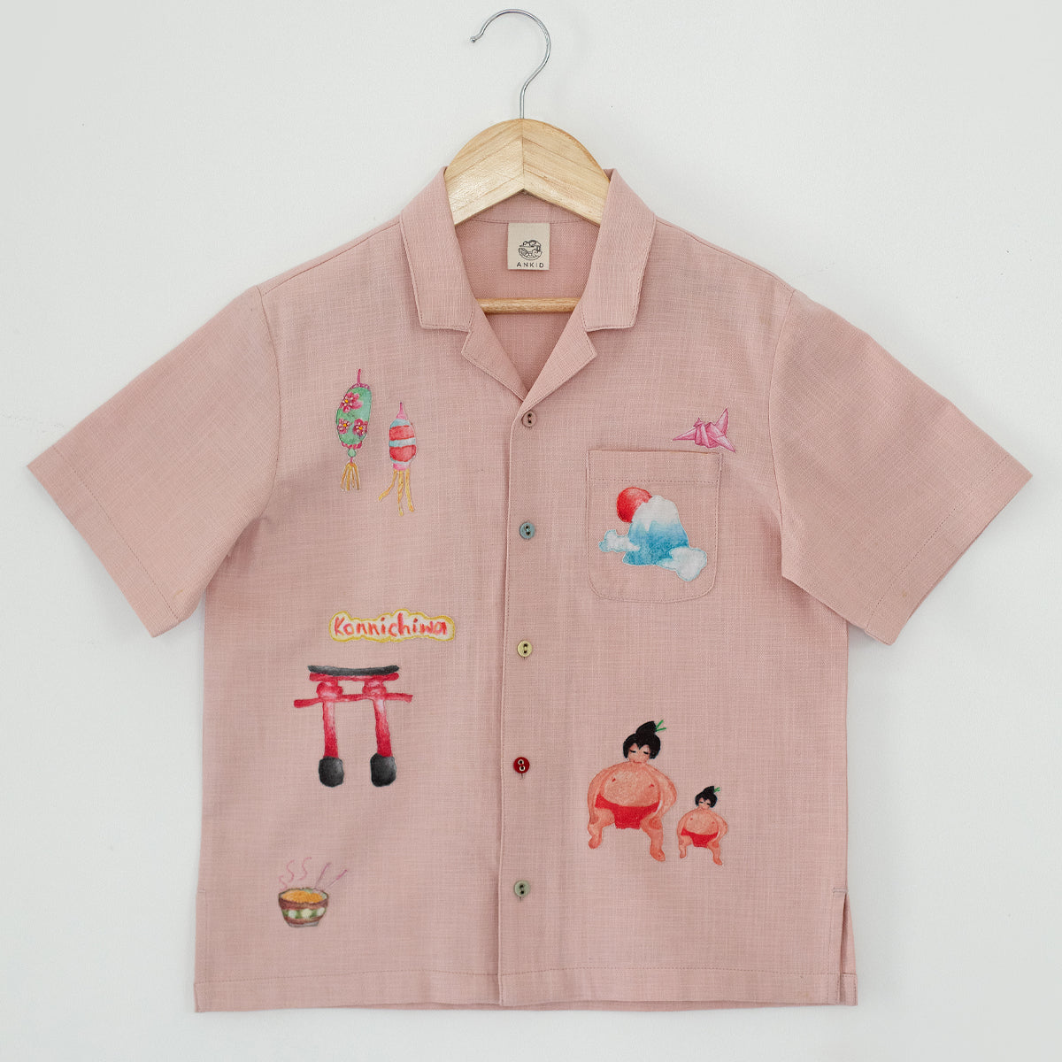 Tokyo Blush Applique Shirt | Blush