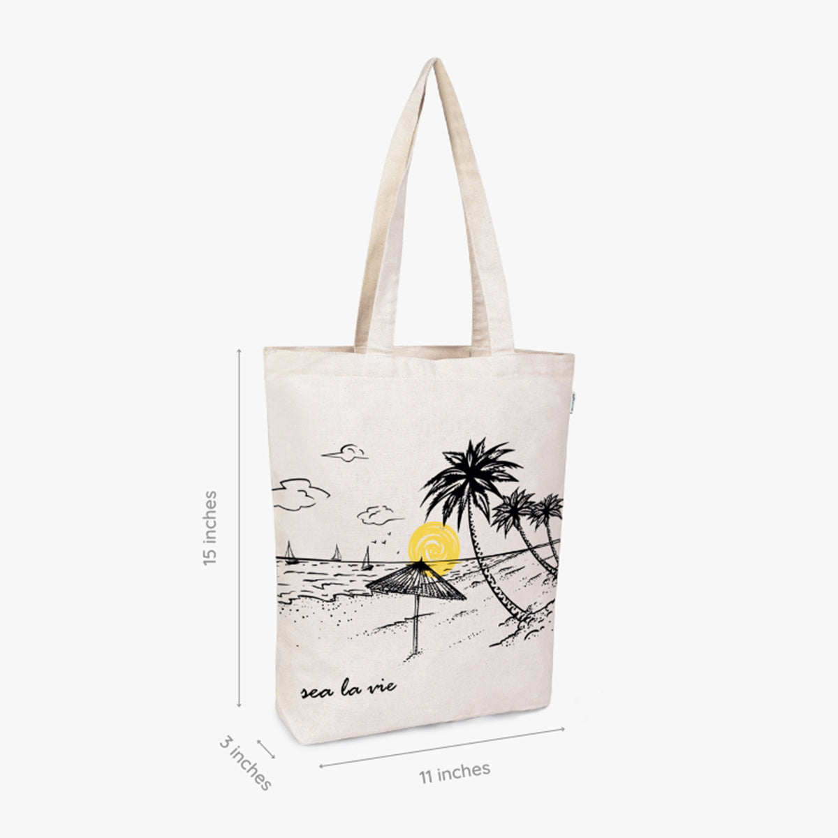 Zipper Tote Bag