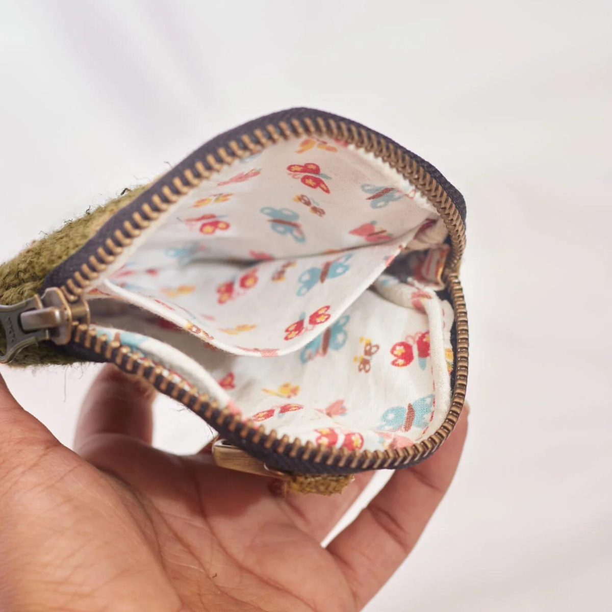 Hemp Coin Pouch - Olive