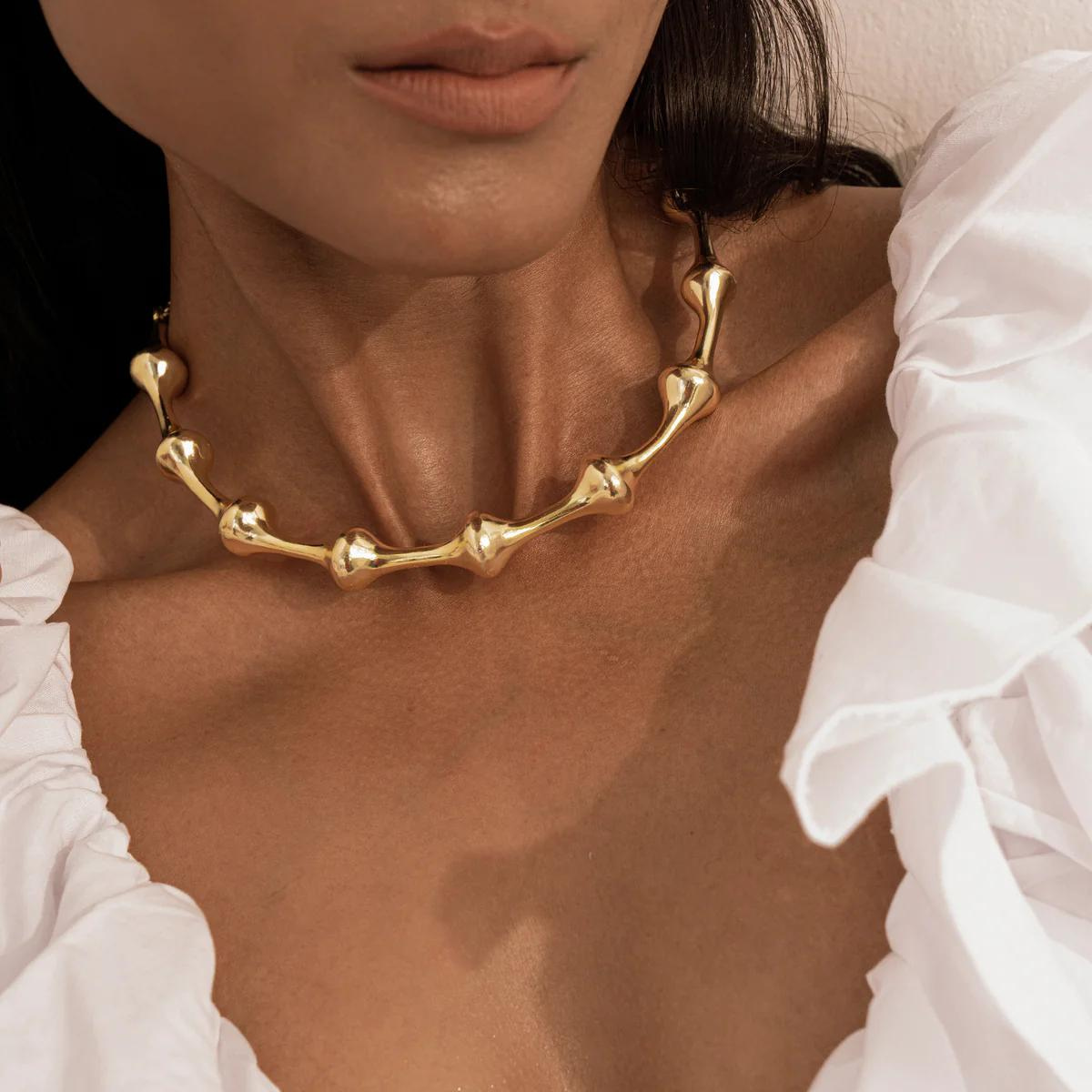 Symphony Choker | Gold