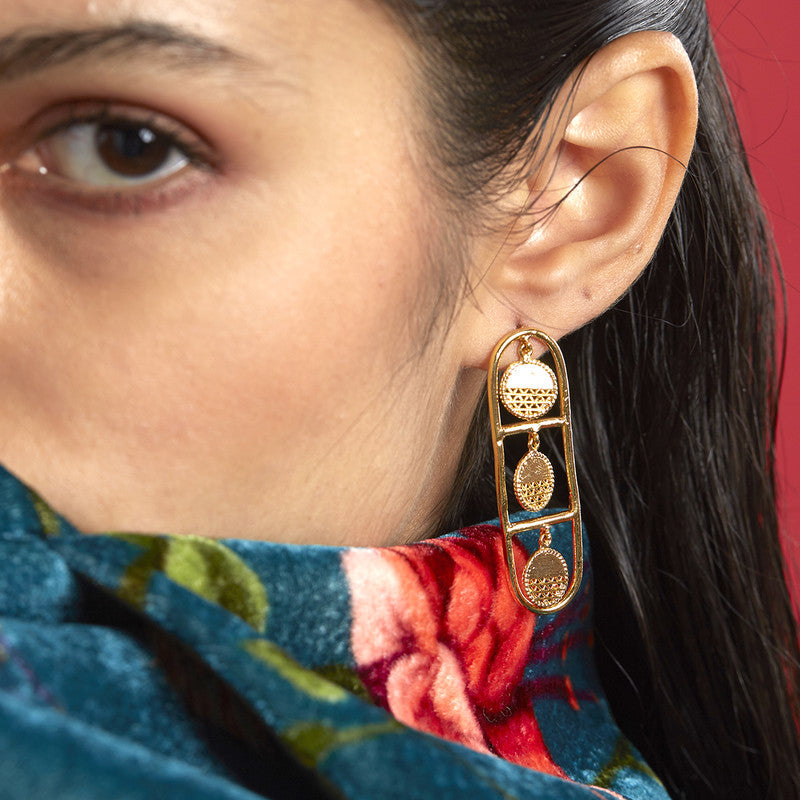 Dangler Earrings | Gold Plated