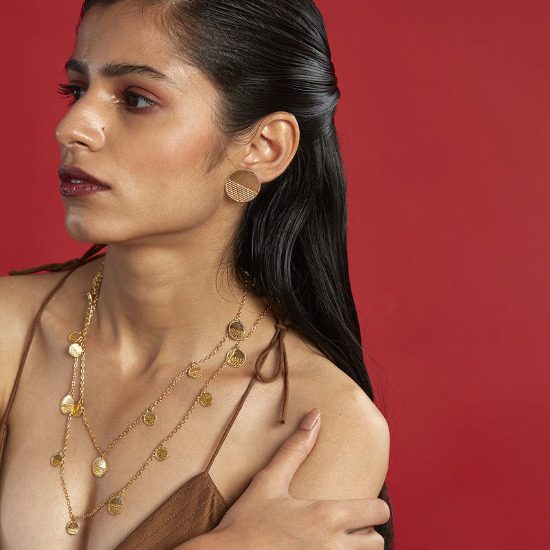 Long Neckpiece | Gold Plated