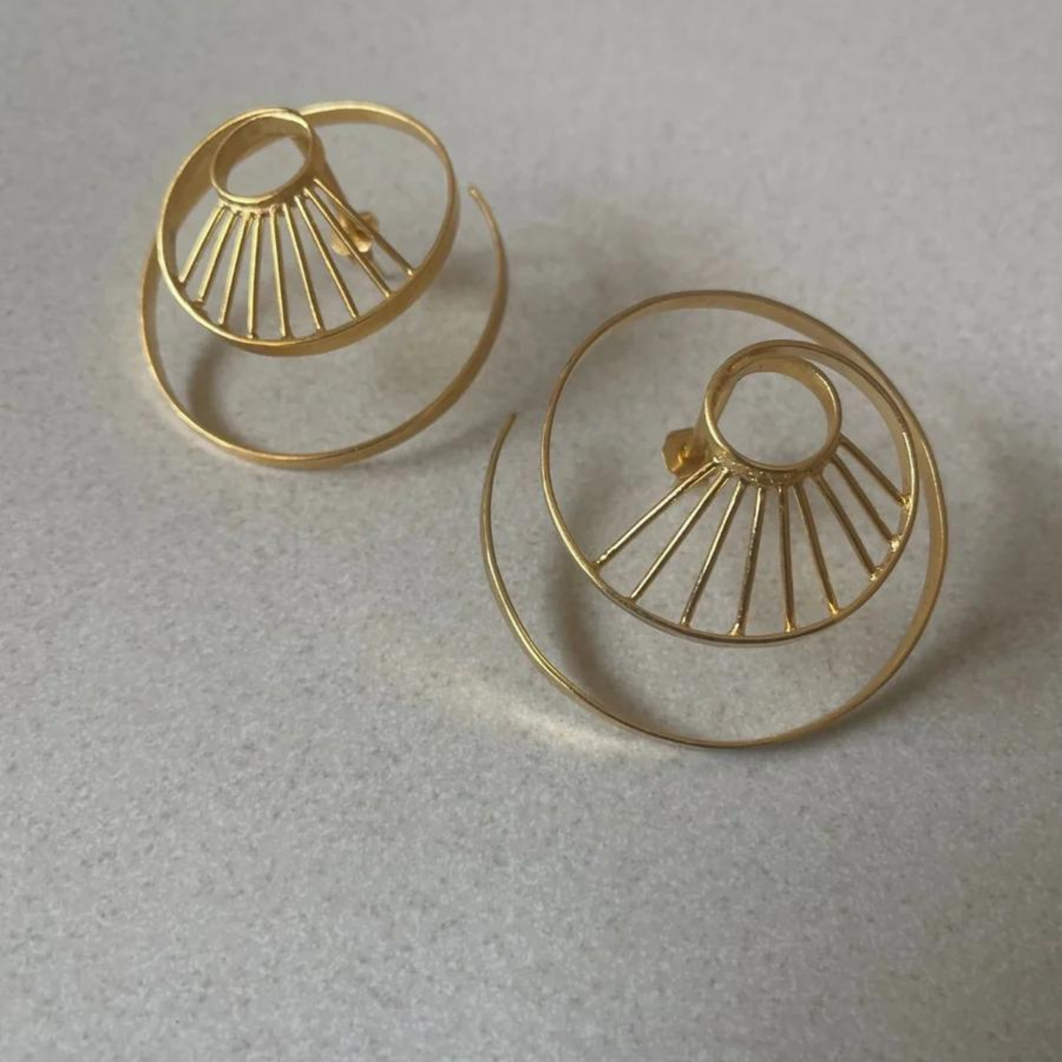 Shankh Earrings