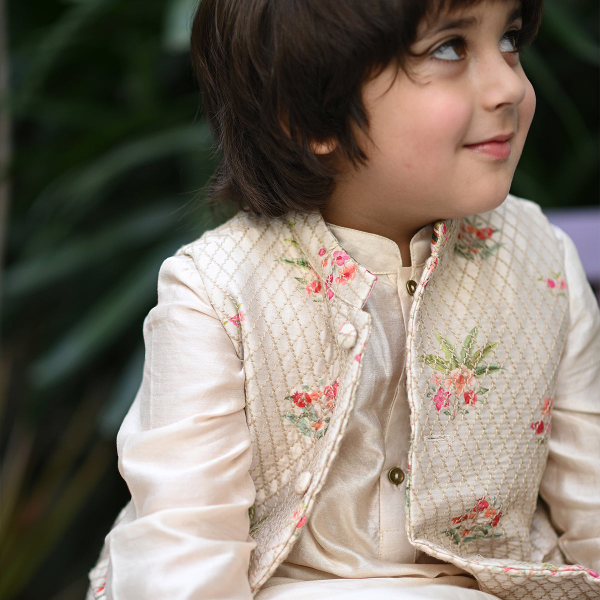 Uday Bandhi Set -Beige Anaar Bagh