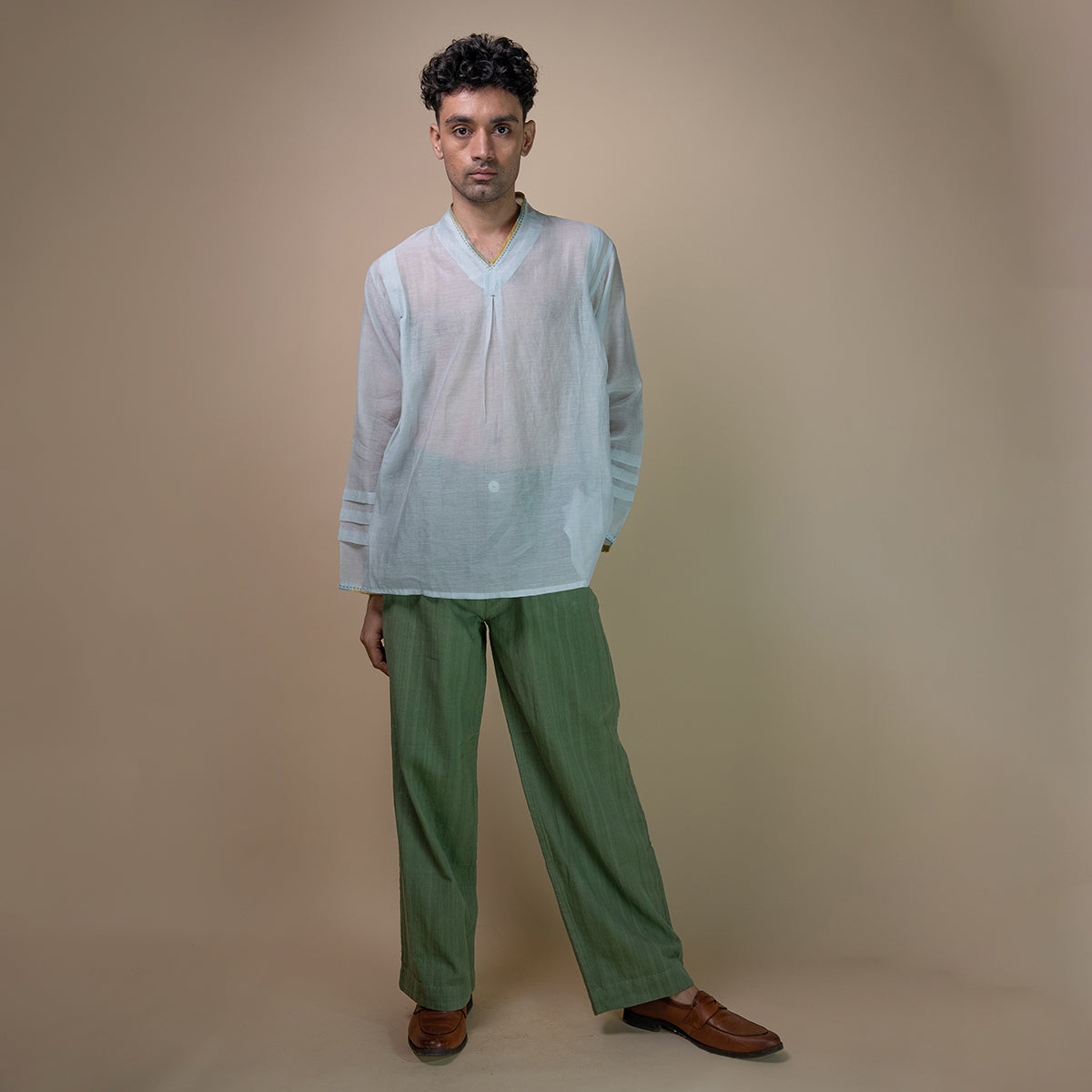 Meadows Unisex Chanderi Shirt