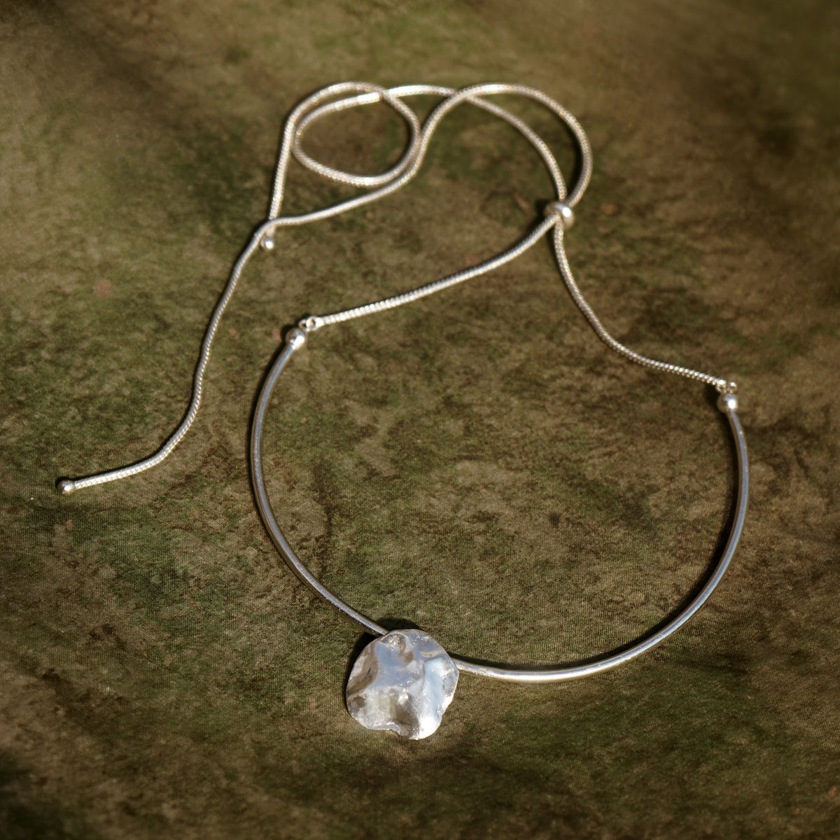 Drops Choker - Silver