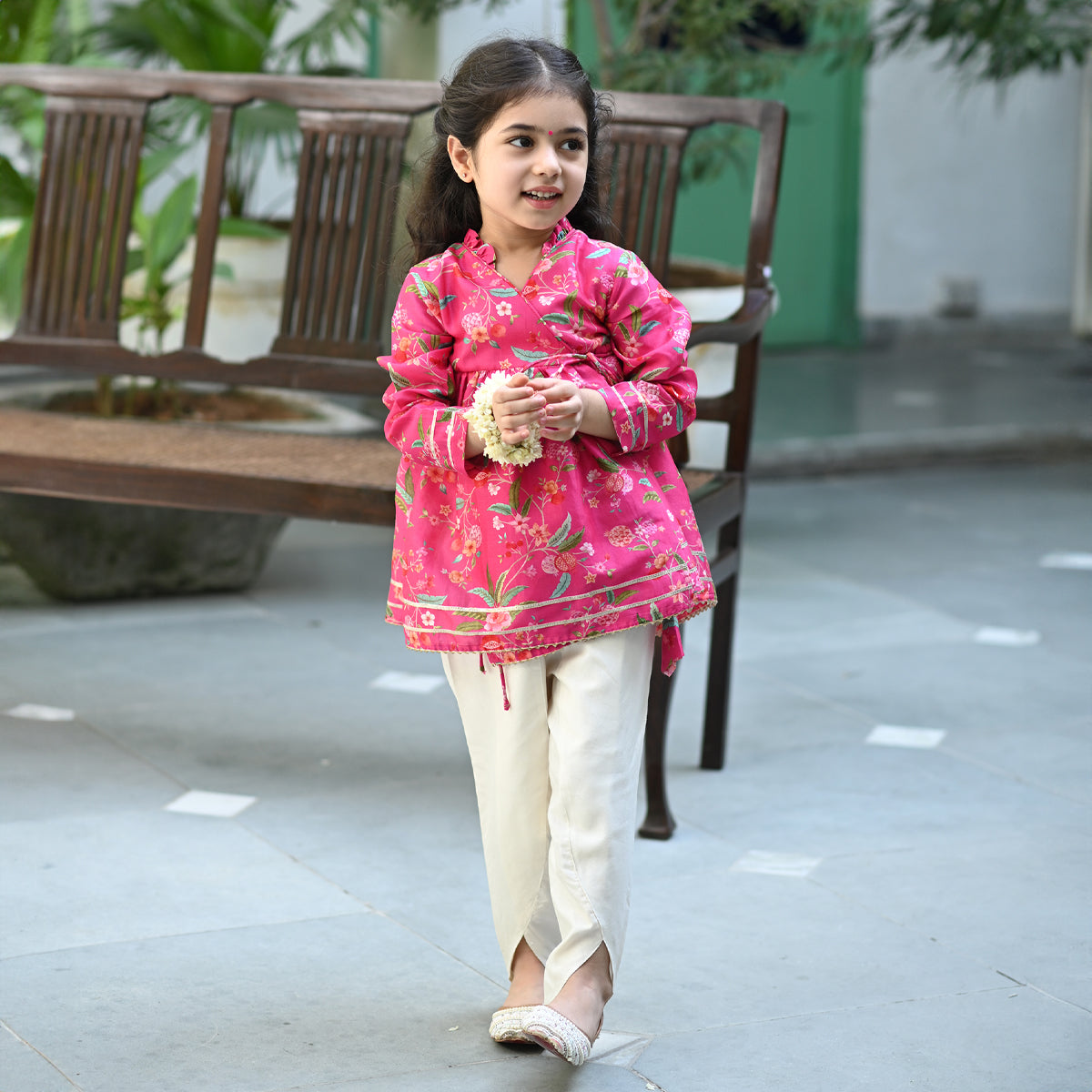 Aviana Gharara Set - Pink Gul Anaar