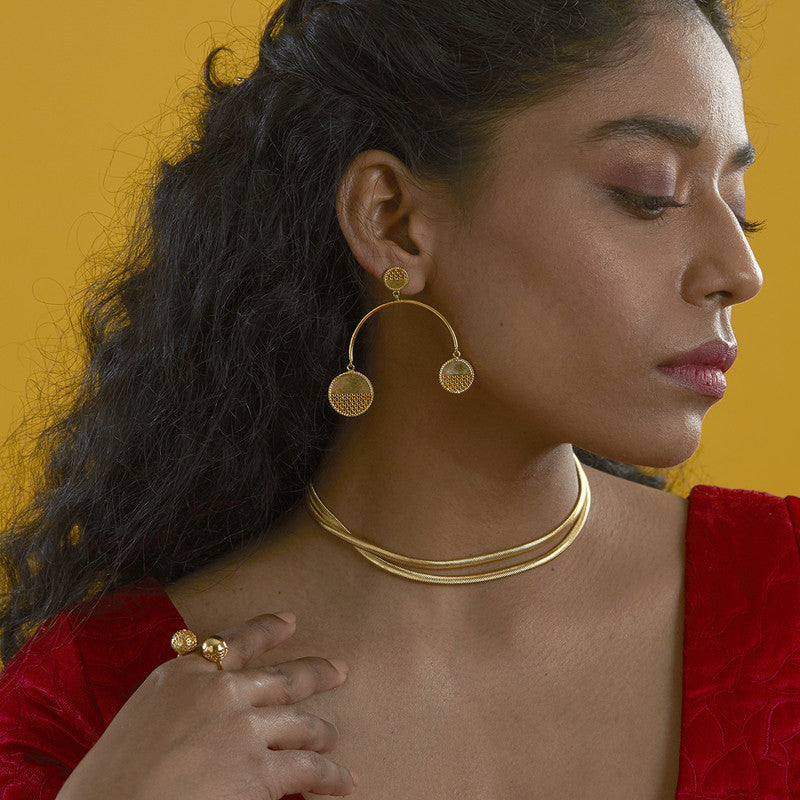 Dangler Earrings | Gold Plated