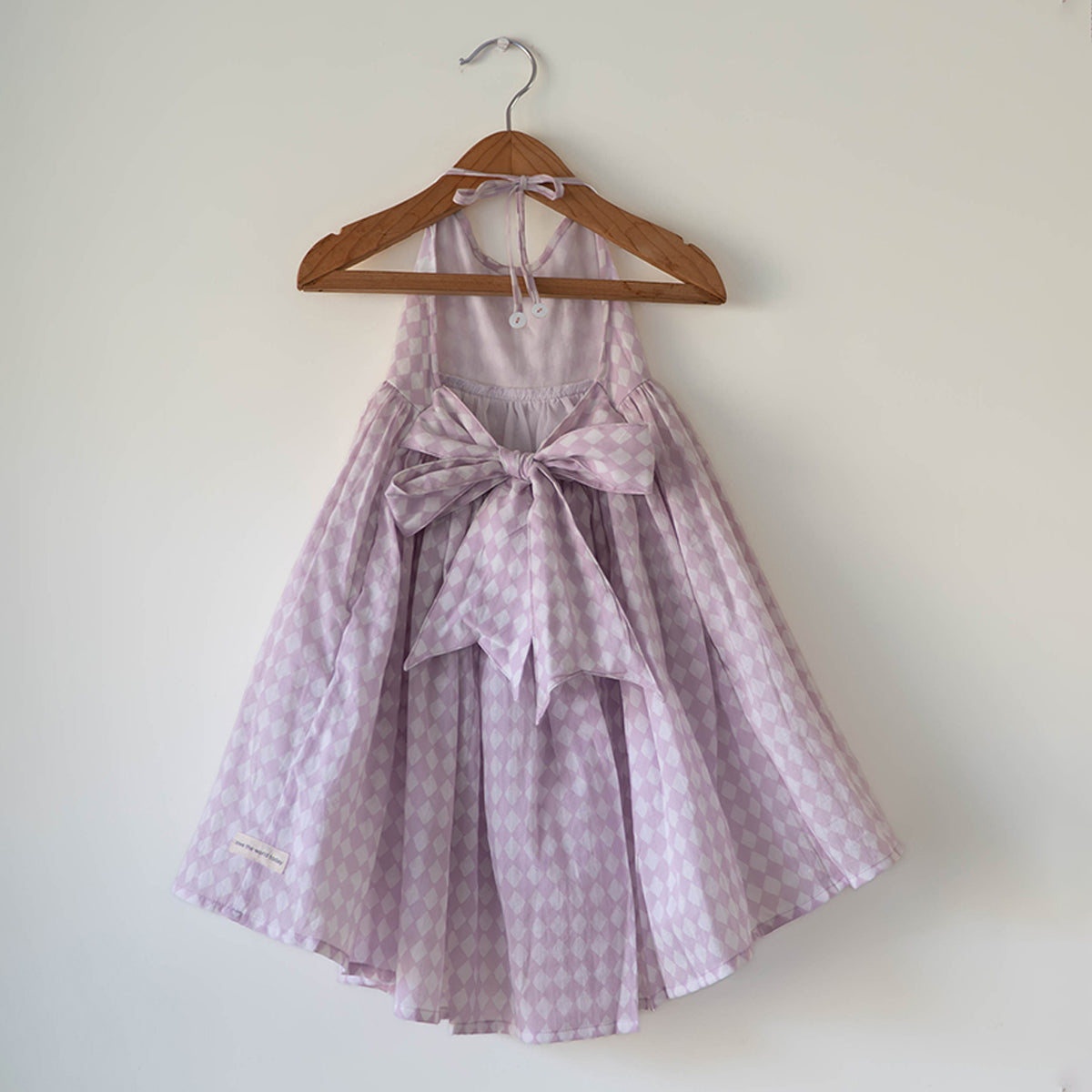 Bloom Dress In Lilac Rhombus