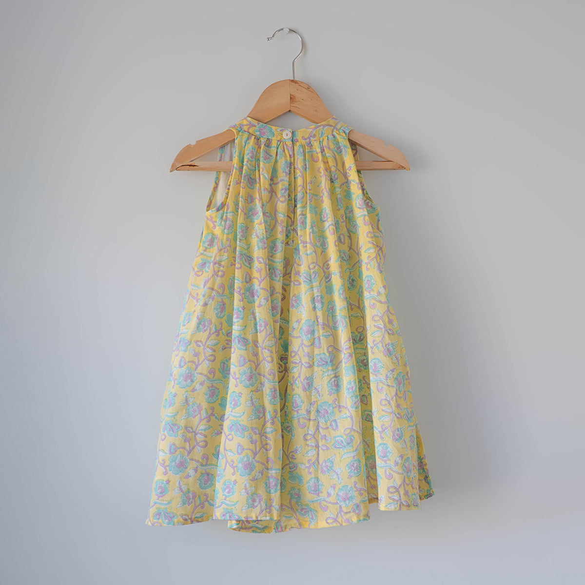 Kin Dress In Lemon Butterfly