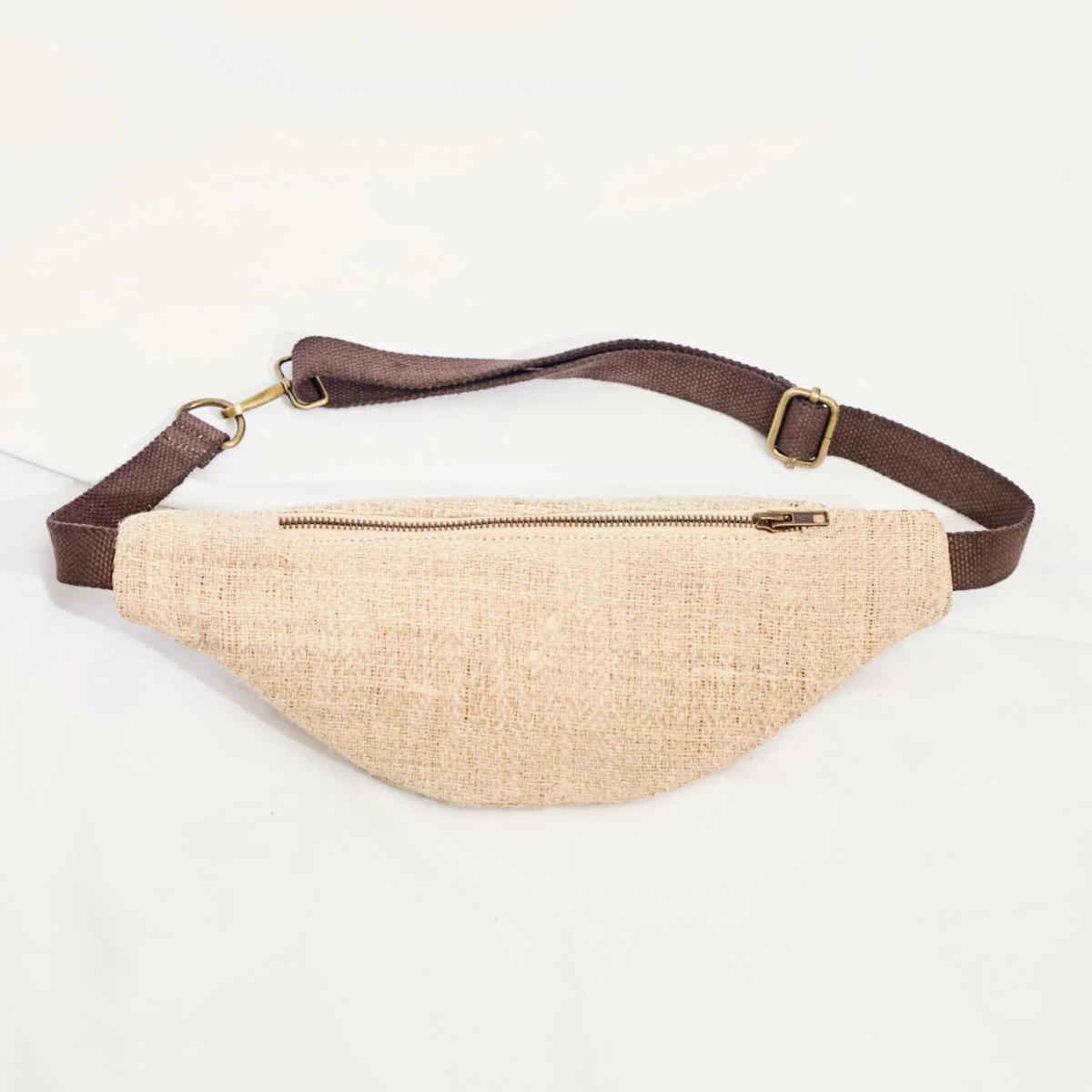 Hemp Waist Bag - Natural