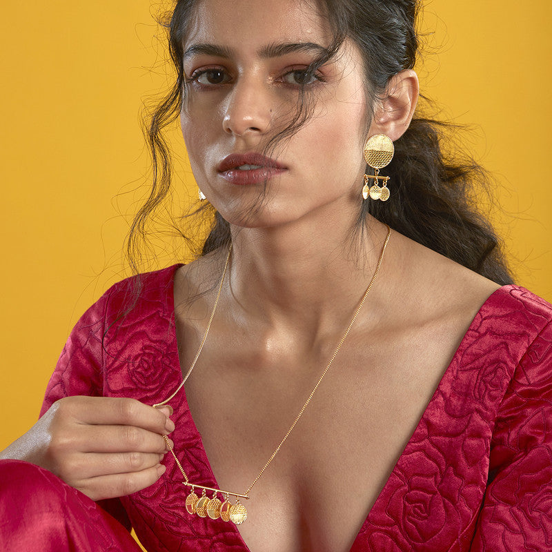 Drop Earrings | Gold Plated