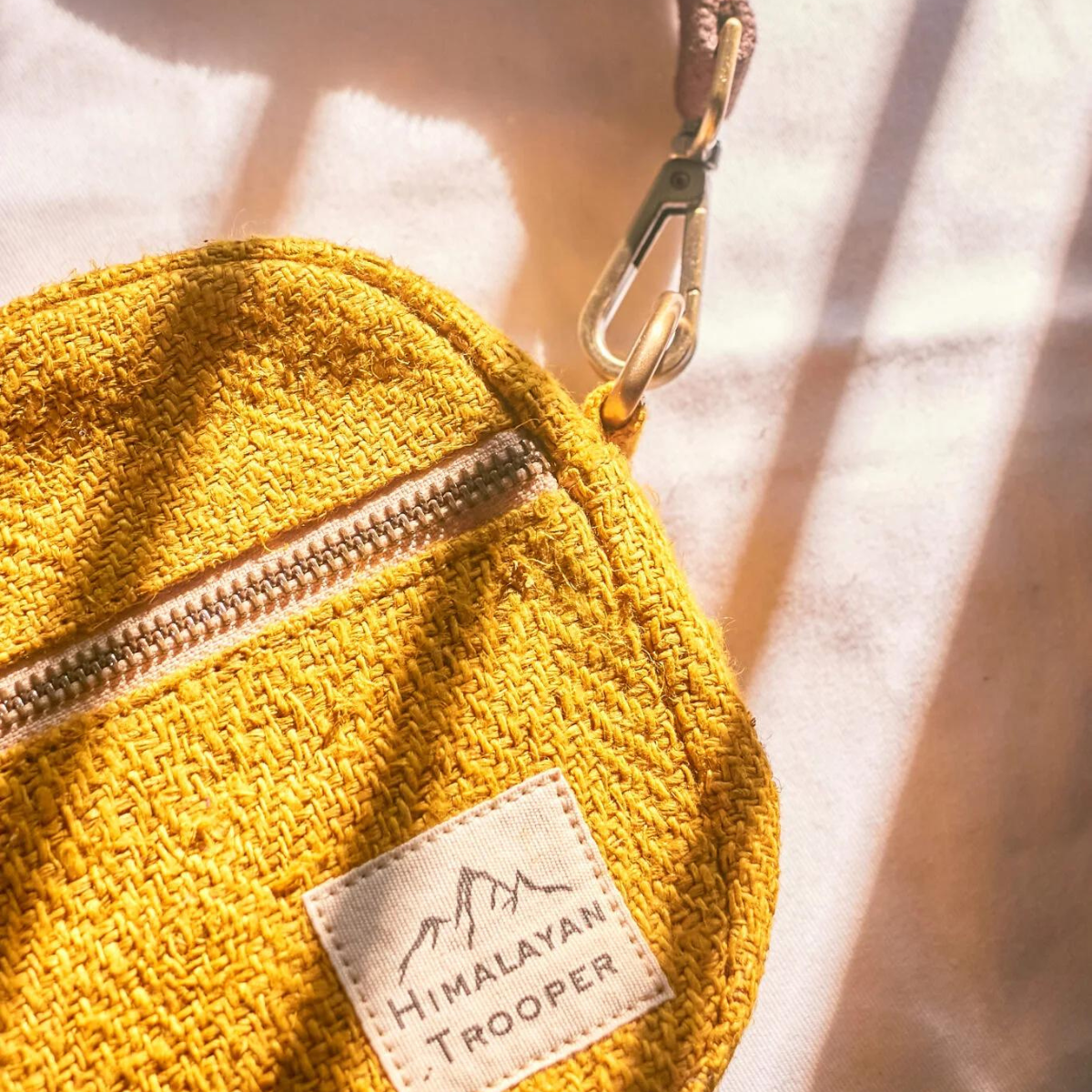 Hemp Sling Bag - Turmeric