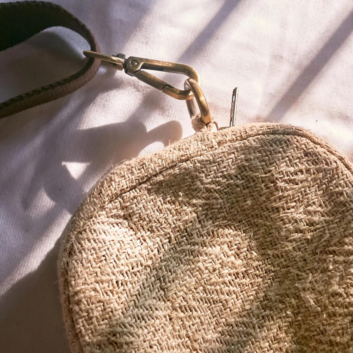 Hemp Sling Bag - Natural