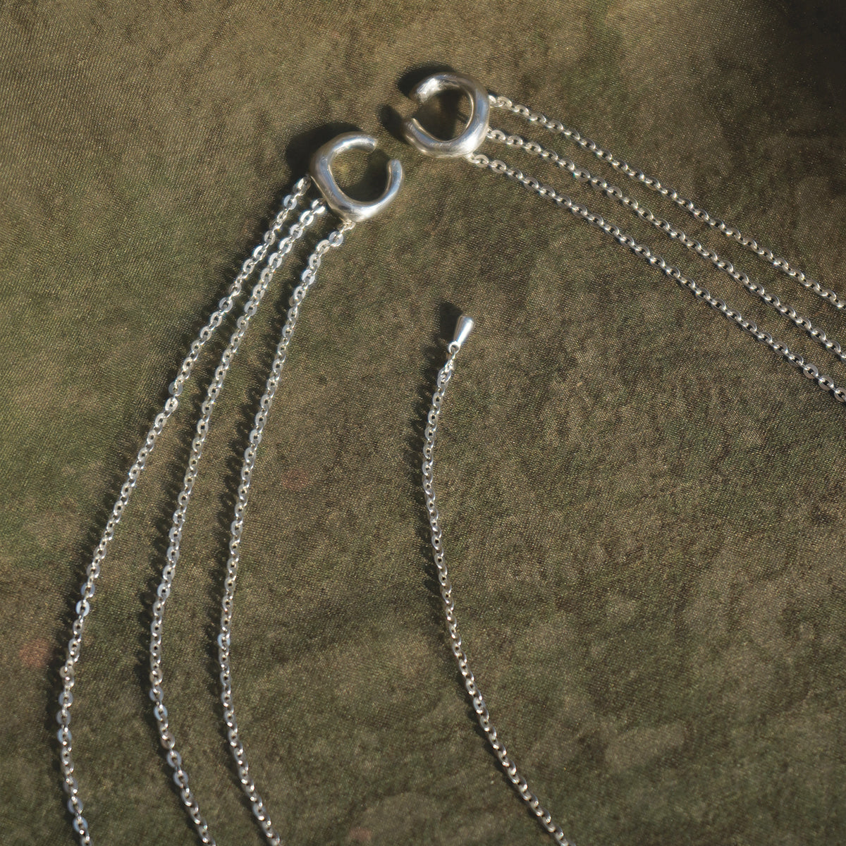 Dew drop Earchain - Silver