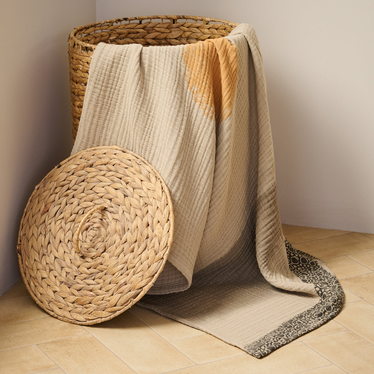 Savanna Sun | Cotton Gauze | Bath Towel |Clay